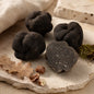 Fresh Tuber melanosporum winter black truffle with rough black texture and seasonal ingredients
